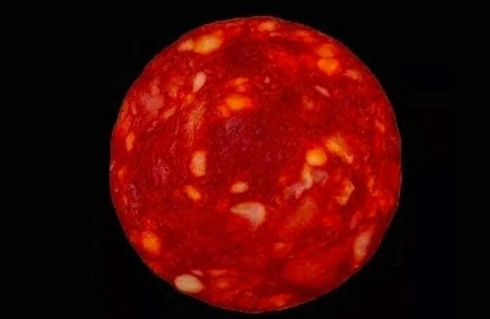 Un científico francés se disculpó luego de haber subido la foto de una rodaja de chorizo y decir que se trataba de una estrella