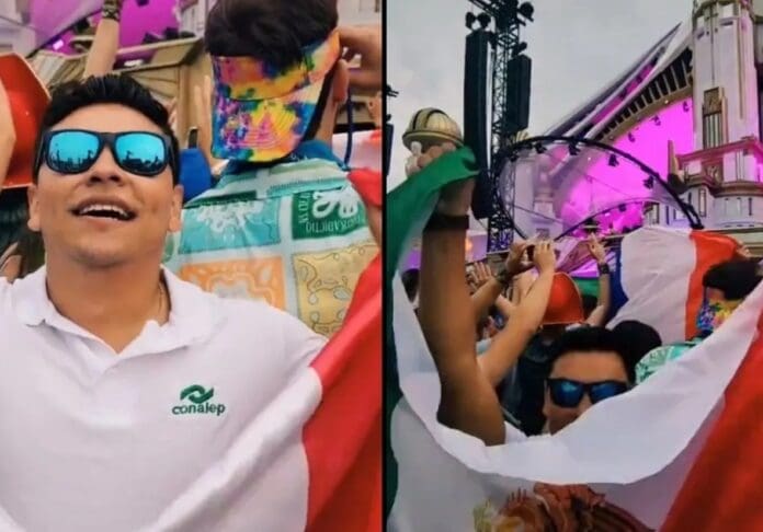 VIDEO: Joven se hace viral por ir a Tomorrowland con el uniforme del Conalep