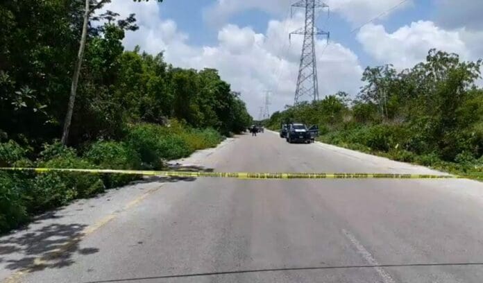 Hallan cuerpo 'embolsado' cerca del fraccionamiento Real Valencia de Cancún