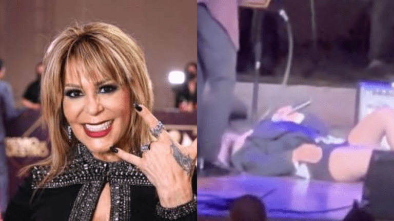 Alejandra Guzmán es hospitalizada tras sufrir caída durante un concierto