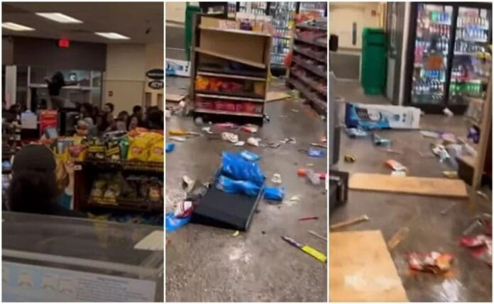 Unos 100 adolescentes saquean una tienda en Filadelfia