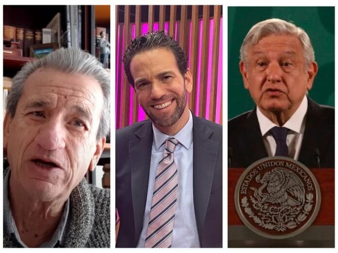 Papá de Carlos Loret regaña a su hijo por AMLO