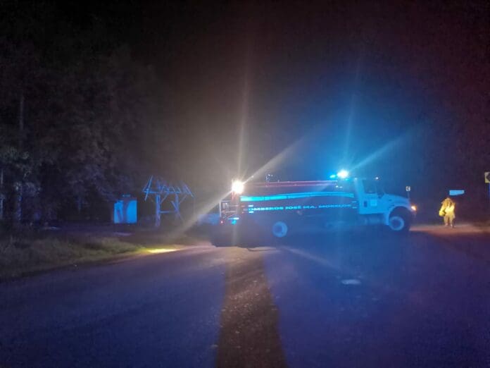 Incendio en palapa ocasiona la muerte de un perro en José María Morelos; se presume que fue intencional 