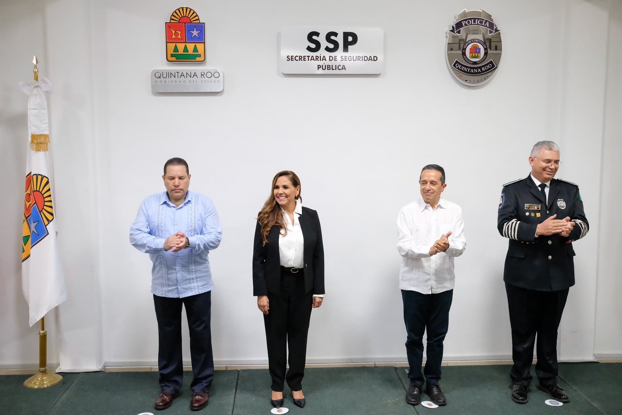 Realizan cambio de mando en Seguridad Pública de Quintana Roo