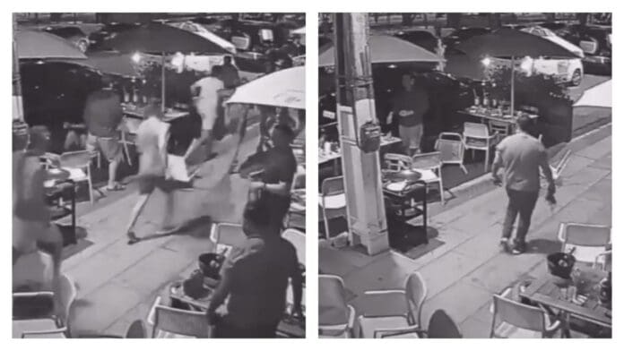 Grupo de Crossfit pasa por un restaurante corriendo y los que comían huyeron creyendo que pasaba algo