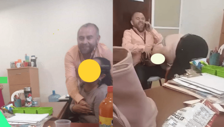 VIDEO: Captan a director de programas del Bienestar realizando actos carnales en su oficina