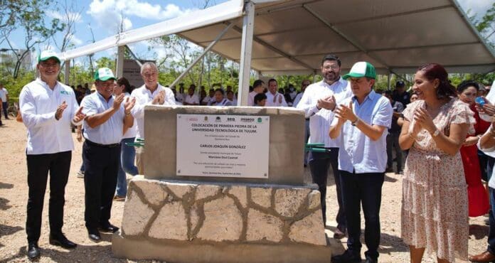 Inicia Carlos Joaquín la construcción de la Universidad Tecnológica de Tulum