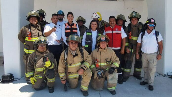 Saldo Blanco y exitoso simulacro en palacio municipal de Benito Juárez