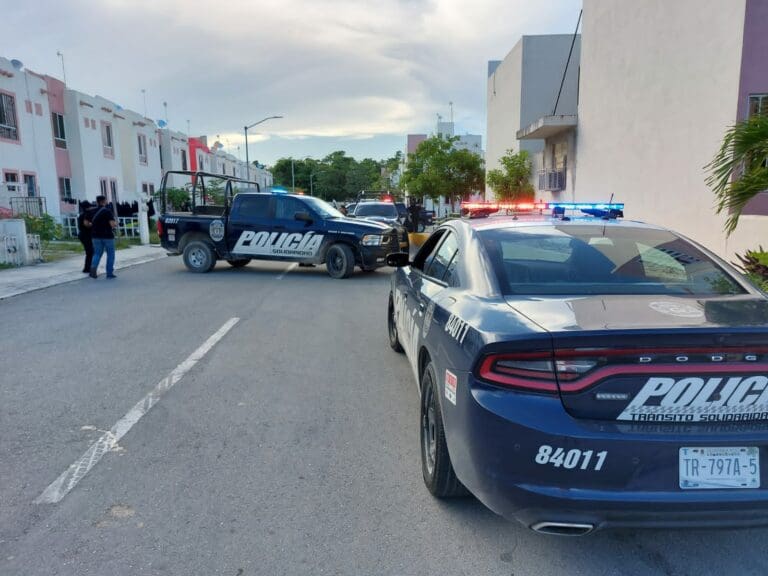 Atacan a balazos a hombre en el fraccionamiento Villas del Sol de Playa del Carmen