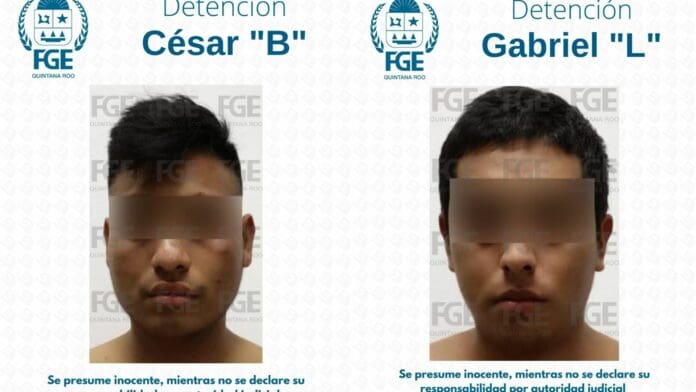 Capturan a dos presuntos asesinos en Tulum