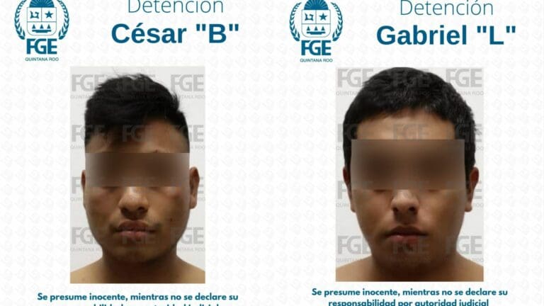 Capturan a dos presuntos asesinos en Tulum