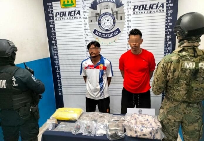 Detiene a dos en InHouse con drogas y municiones