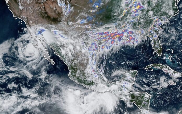 Tormenta tropical 'Kay' se intensifica a huracán categoría 1