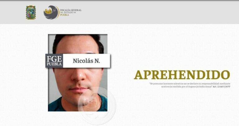 En Puebla se detuvo a un estudiante universitario, el cual ha sido acusado de tocar de manera inapropiada a una menor de tres años.