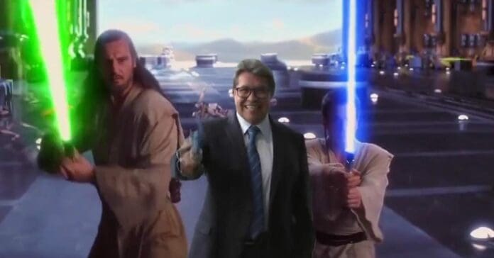 El senador Ricardo Monreal ha causado mucha polémica luego de haber publicado un video donde sale con personajes de Star Wars.