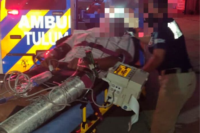 Balean a un hombre en la colonia Maya Pax de Tulum