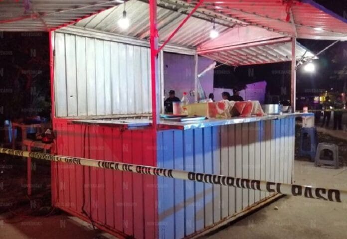 Balean taquería en la Supermanzana 247 de Cancún