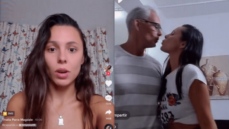 VIDEO: Joven Tiktokera cuenta que se baña con su papá y se hace viral