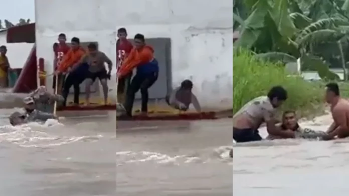 Hombre salva a elemento de Guardia Nacional