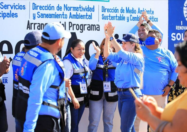 Lili Campos a favor de la cultura del reciclaje