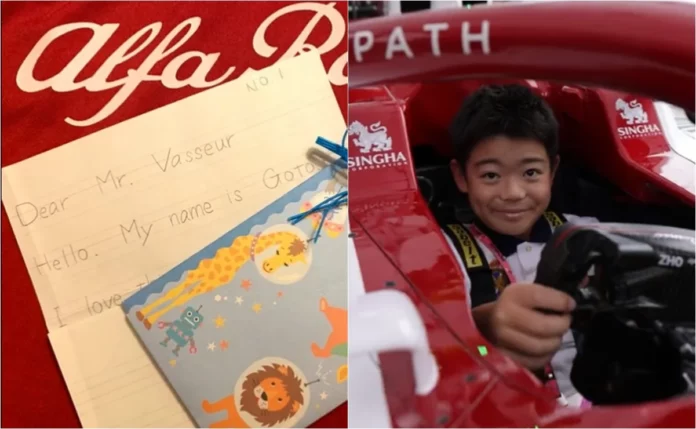 Escudería de la Fórmula 1 cumple sueño a niño que donó sus ahorros para salvar al equipo