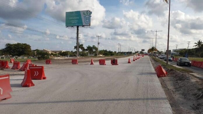 Iniciarán obras en tramo que va de Residencial Campestre a Bonfil en el bulevar Colosio de Cancún