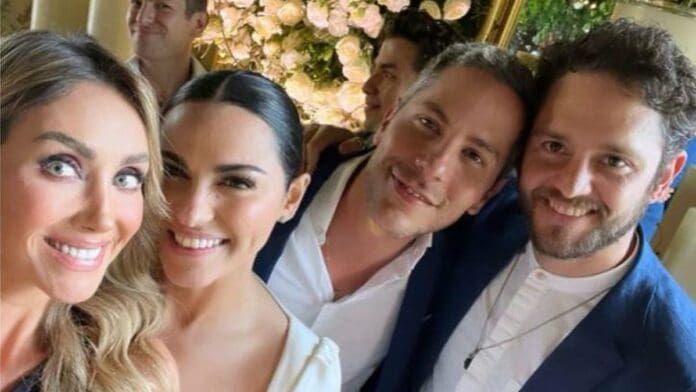 VIDEO: Así fue el reencuentro de RBD en la boda de Maite Perroni