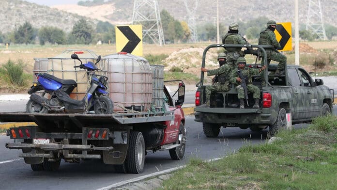 Sedena investiga del narcotráfico en municipio de San Luis Potosí