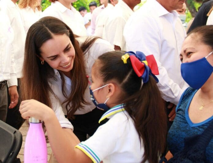 Respalda Ana Patricia Peralta prevención de salud para niños