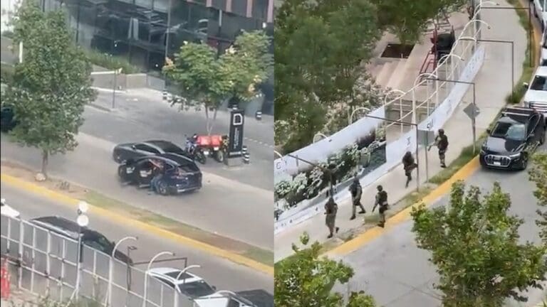 Videos: Balacera en zona comercial de Zapopan, Jalisco, deja al menos un muerto y 3 heridos