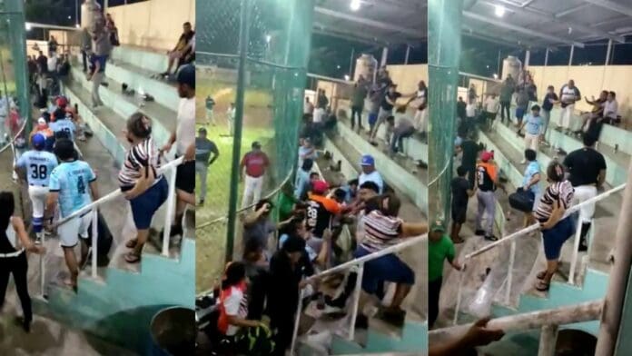 Preparan sanciones para involucrados en 'pelea campal' ocurrida en un estadio de softbol de Chetumal