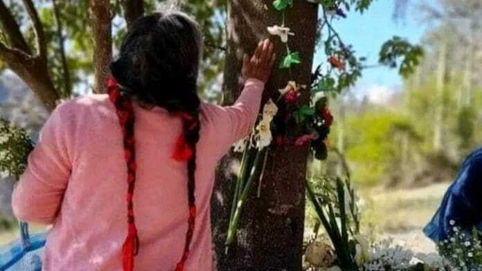 VIDEO: Reportan aparición de silueta de la Virgen de Guadalupe en un árbol de Puebla