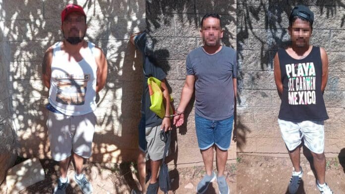 Desarticulan banda de presuntos narcomenudistas en comunidad rural de Solidaridad