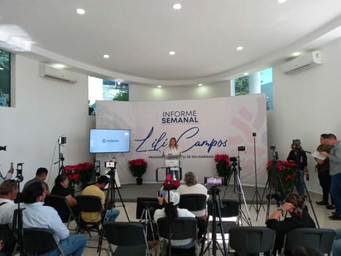 Anuncia Lili Campos investigación contra comerciantes informales de la Quinta Avenida 