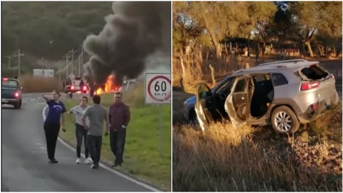 Narcobloqueos y balaceras en Jalisco