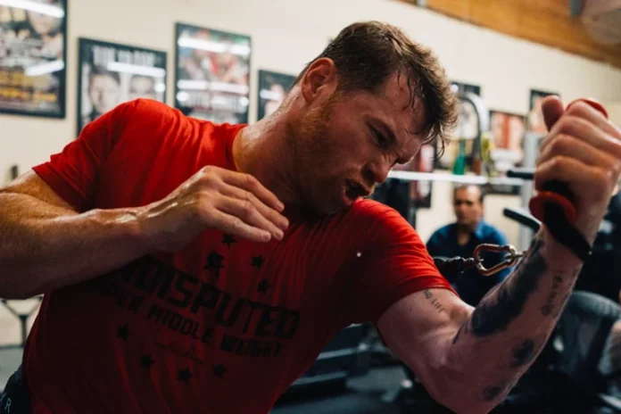 Canelo Álvarez enfurecido tras la derrota de México ante Argentina