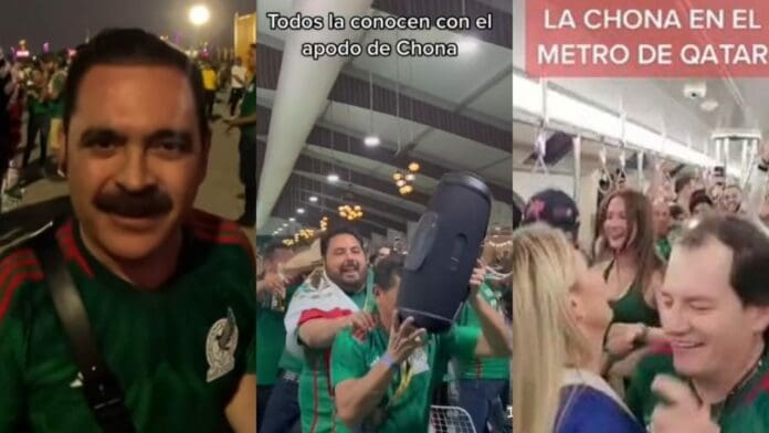 Video Todos quieren bailar “La Chona” en Qatar