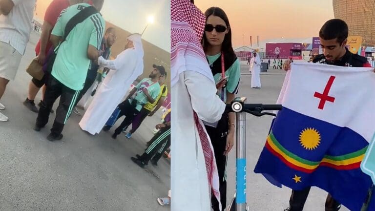 VIDEO: Autoridades prohíben la bandera de Pernambuco en Qatar tras confundirla con una LGBT