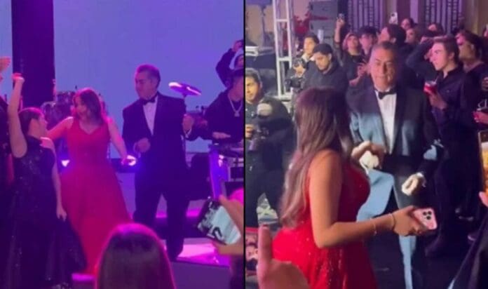 El Bronco perrea en los XV años de su hija tras salir de arraigo domiciliario