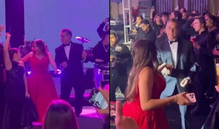 El Bronco perrea en los XV años de su hija tras salir de arraigo domiciliario