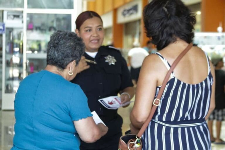 Gobierno de Lili Campos promueve una vida libre de violencia a través del GEAVIG 