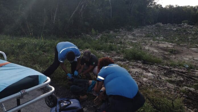 Arrollan a hombre de la tercera edad en las inmediaciones del cenote 'El Cristal' de Tulum