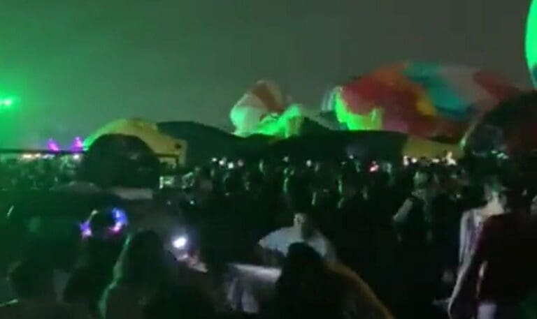 Video: Globos aerostáticos son arrastrados por viento en León; hay 12 heridos
