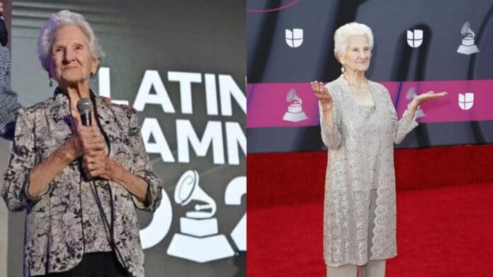Latín Grammy: Angela Álvarez cumple su sueño a los 95 años y gana como mejor nueva artista