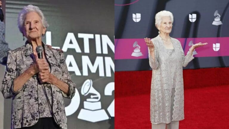Latín Grammy: Angela Álvarez cumple su sueño a los 95 años y gana como mejor nueva artista