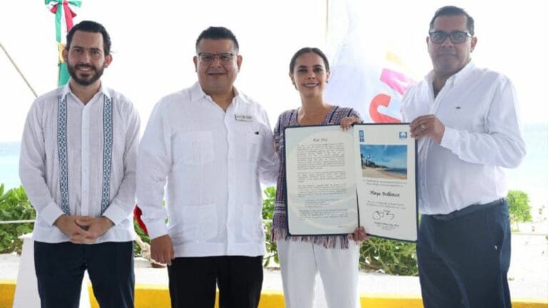 Cancún, líder nacional e internacional en Blue Flag: Ana Patricia Peralta