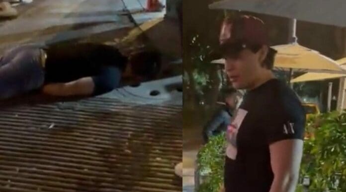 Mediante una grabación se denunció la brutal agresión contra una persona en un restaurante en Cdmx. Sería caso de presunta homofobia.