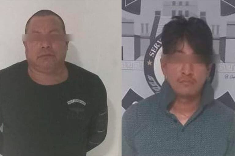 Capturan a dos presuntos plagiarios en Cancún 