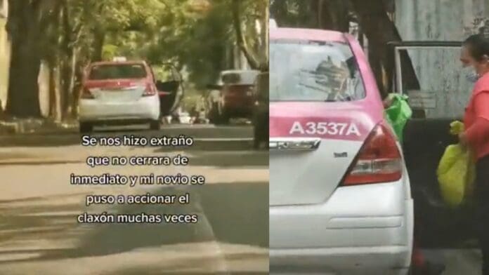 VIDEO: Captan a taxista que no dejaba bajar a dos mujeres en CDMX