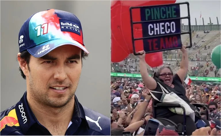 Familia de Checo Pérez busca a fan en silla de ruedas que fue apoyarlo al GP de México